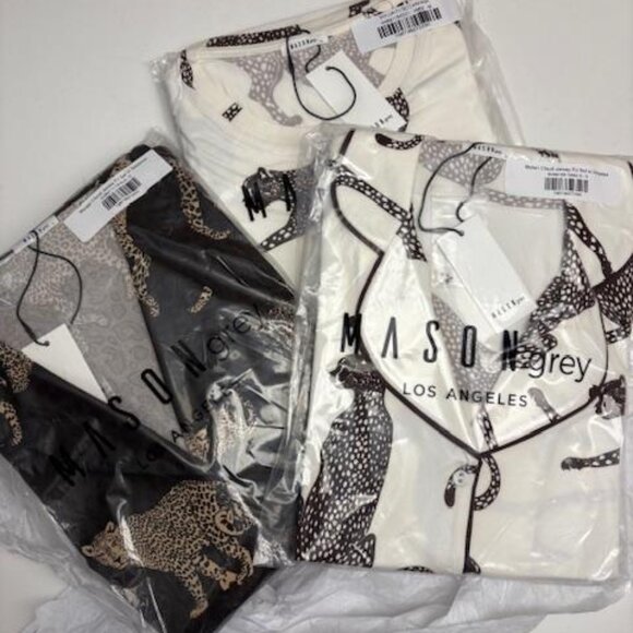 NWT MASONgrey Taylor Cloud Jersey PJ Set - Picture 4 of 5